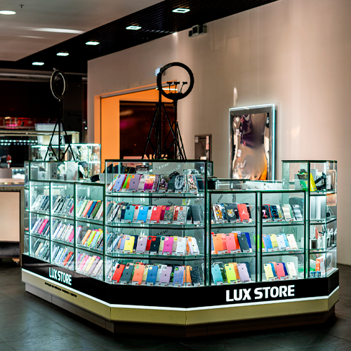 LUX STORE | Острів мобільних аксесуарів 1 поверх